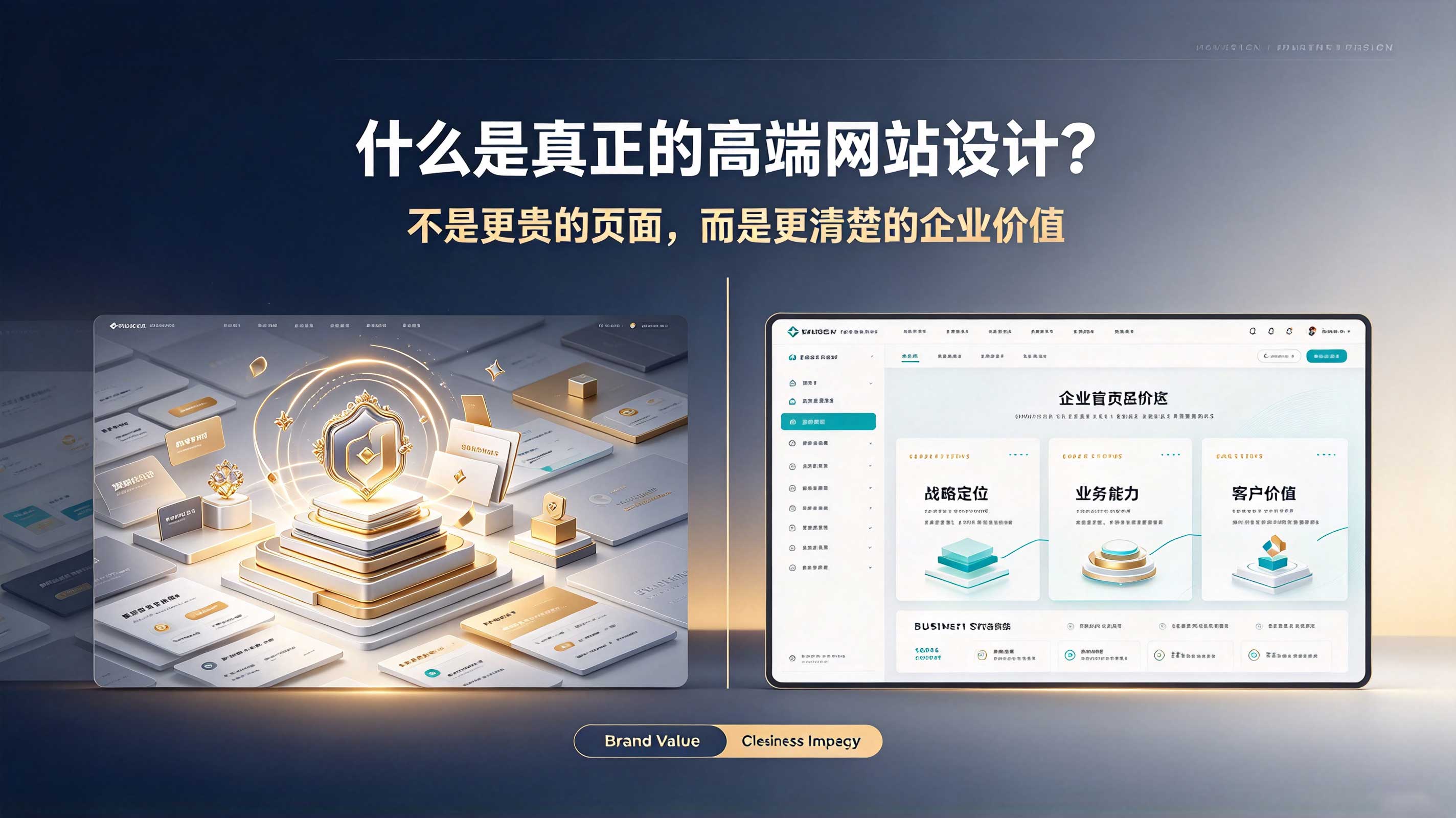 什么是真正的高端网站设计？不是更贵的页面，而是更清楚的企业价值 封面
